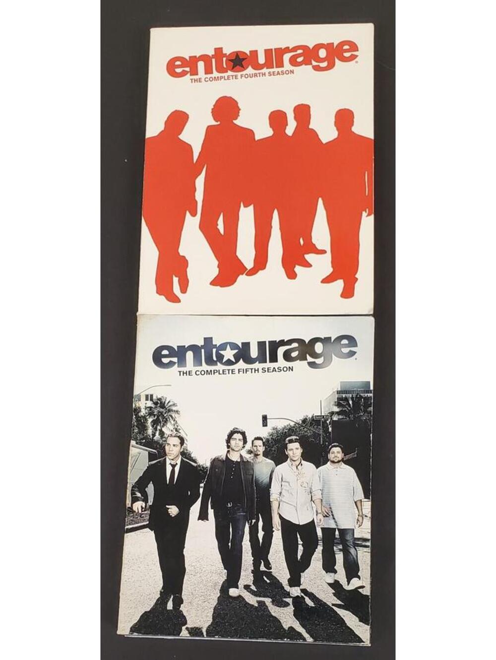Entourage Complete Fourth Season and Complete Fifth Season DVD Set Bundle VG